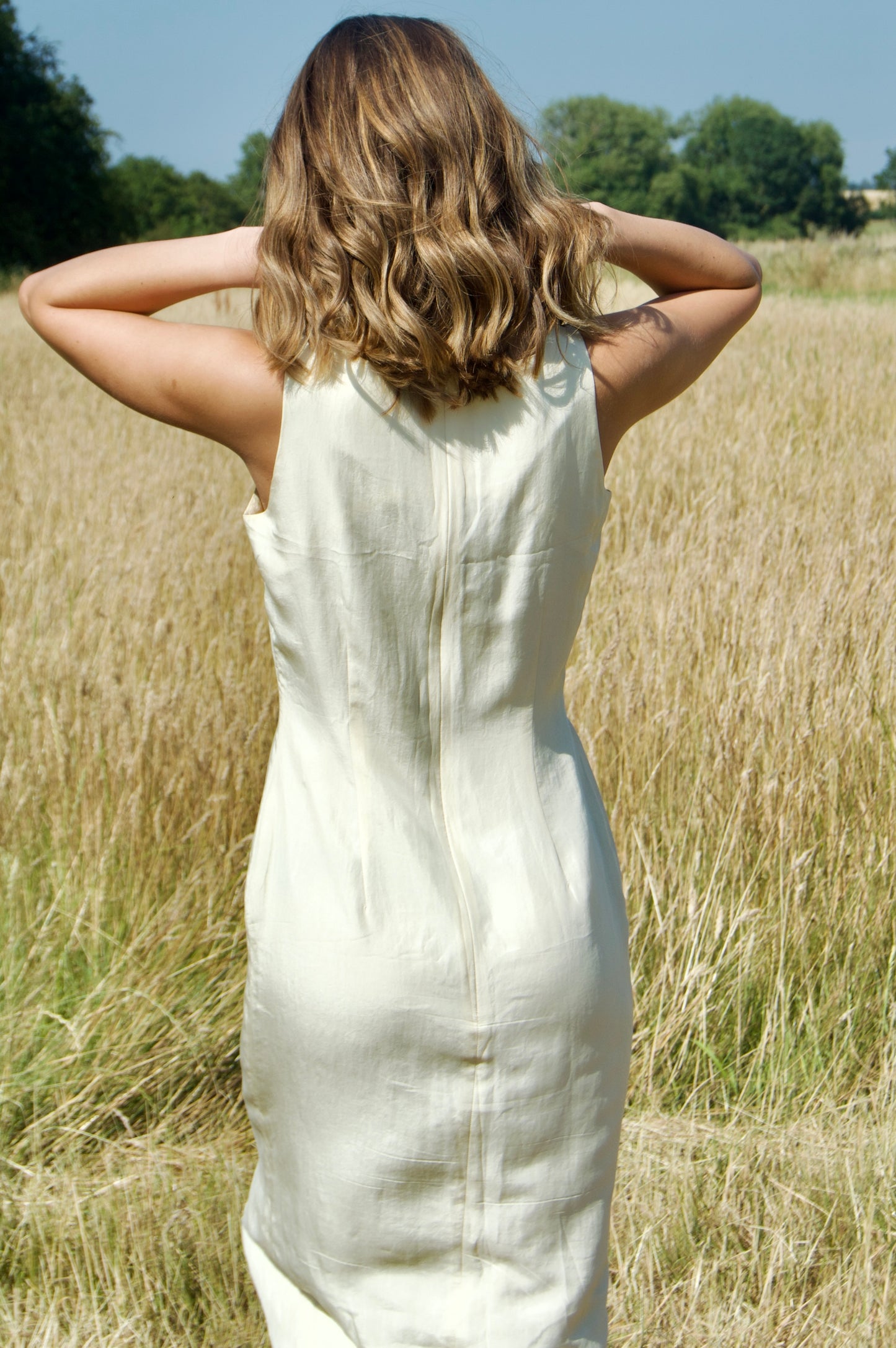 Vintage silk cocktail dress