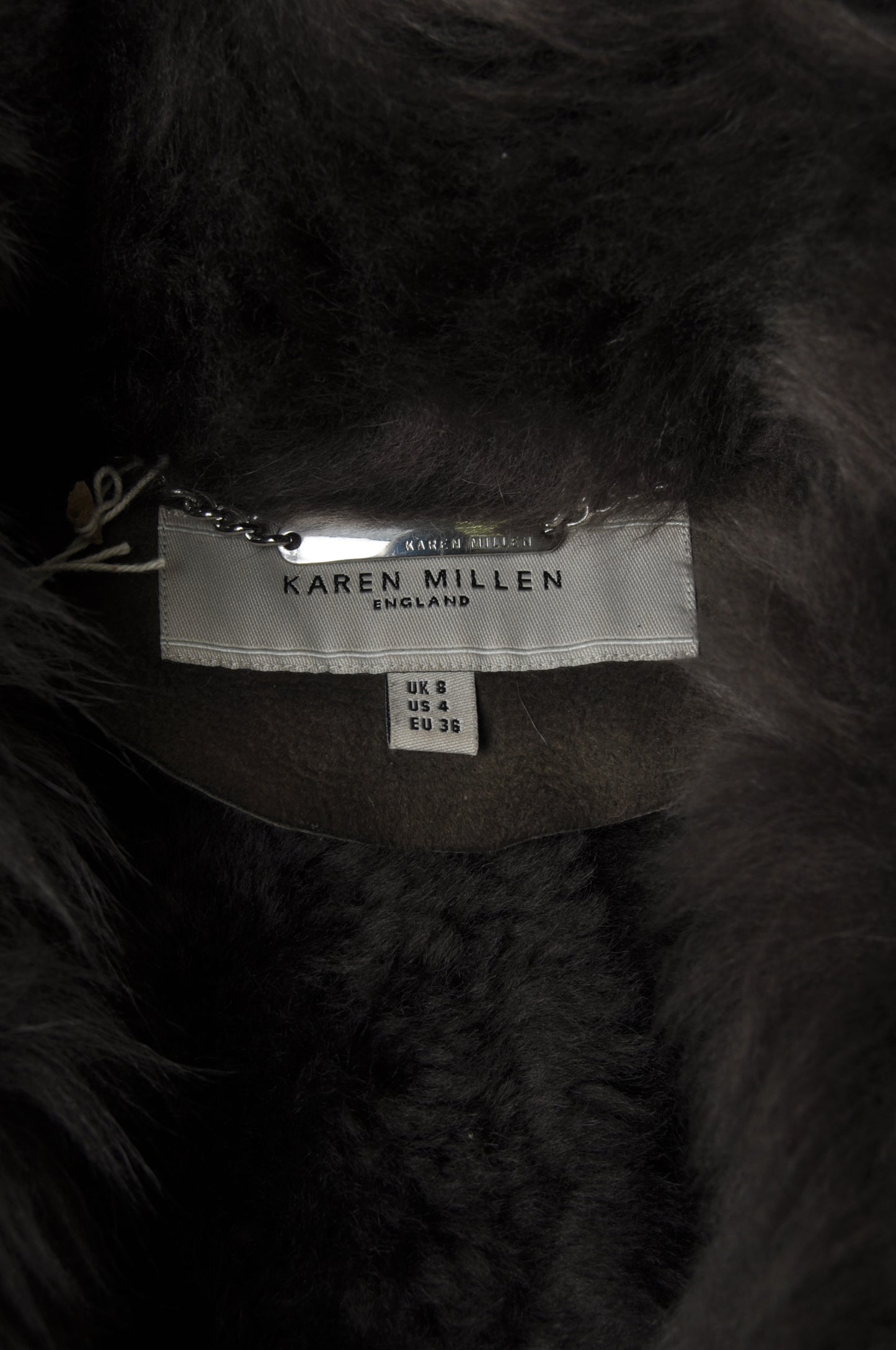Karen Millen sheepskin waistcoat