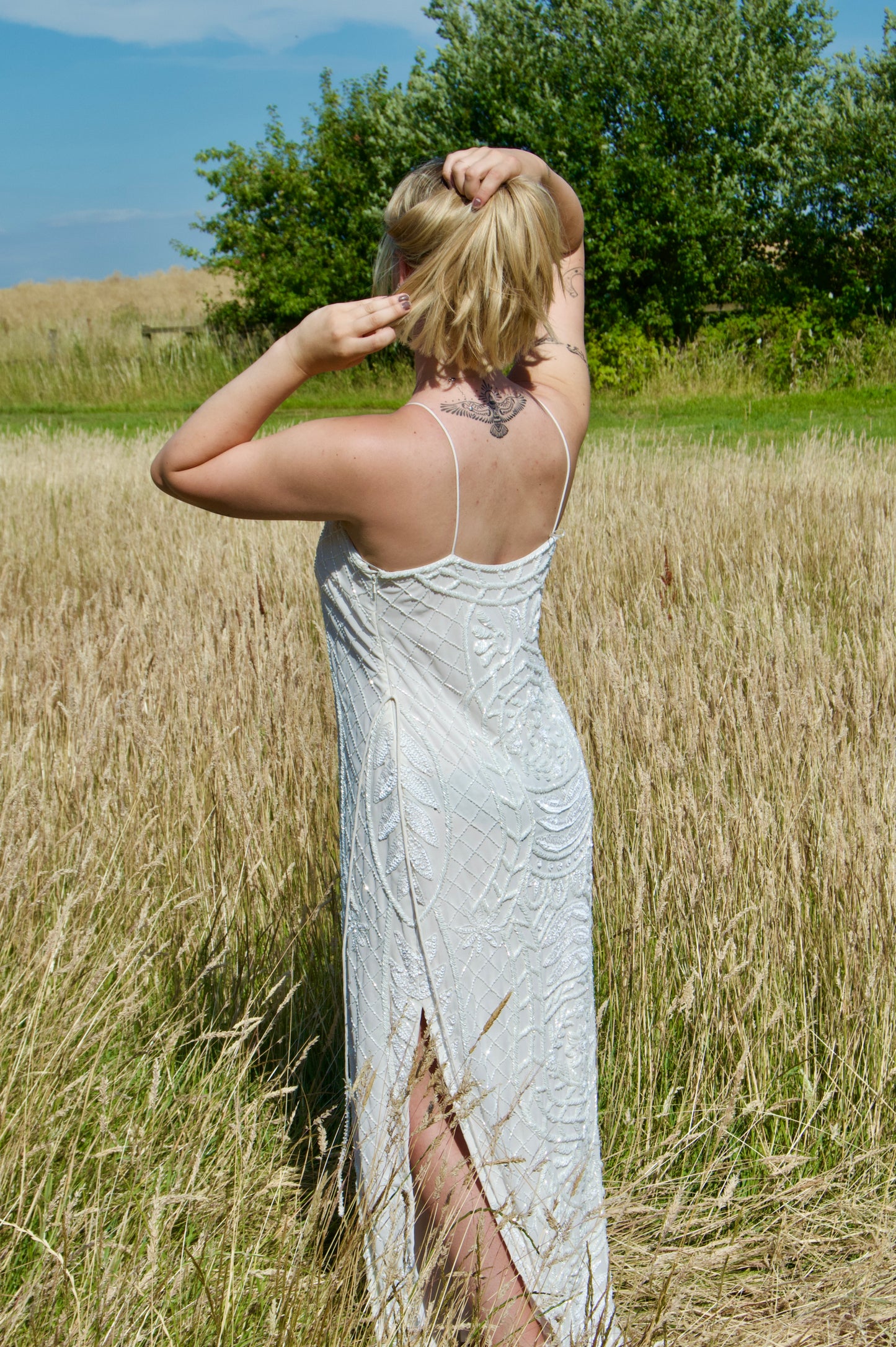 Embellished maxi dress