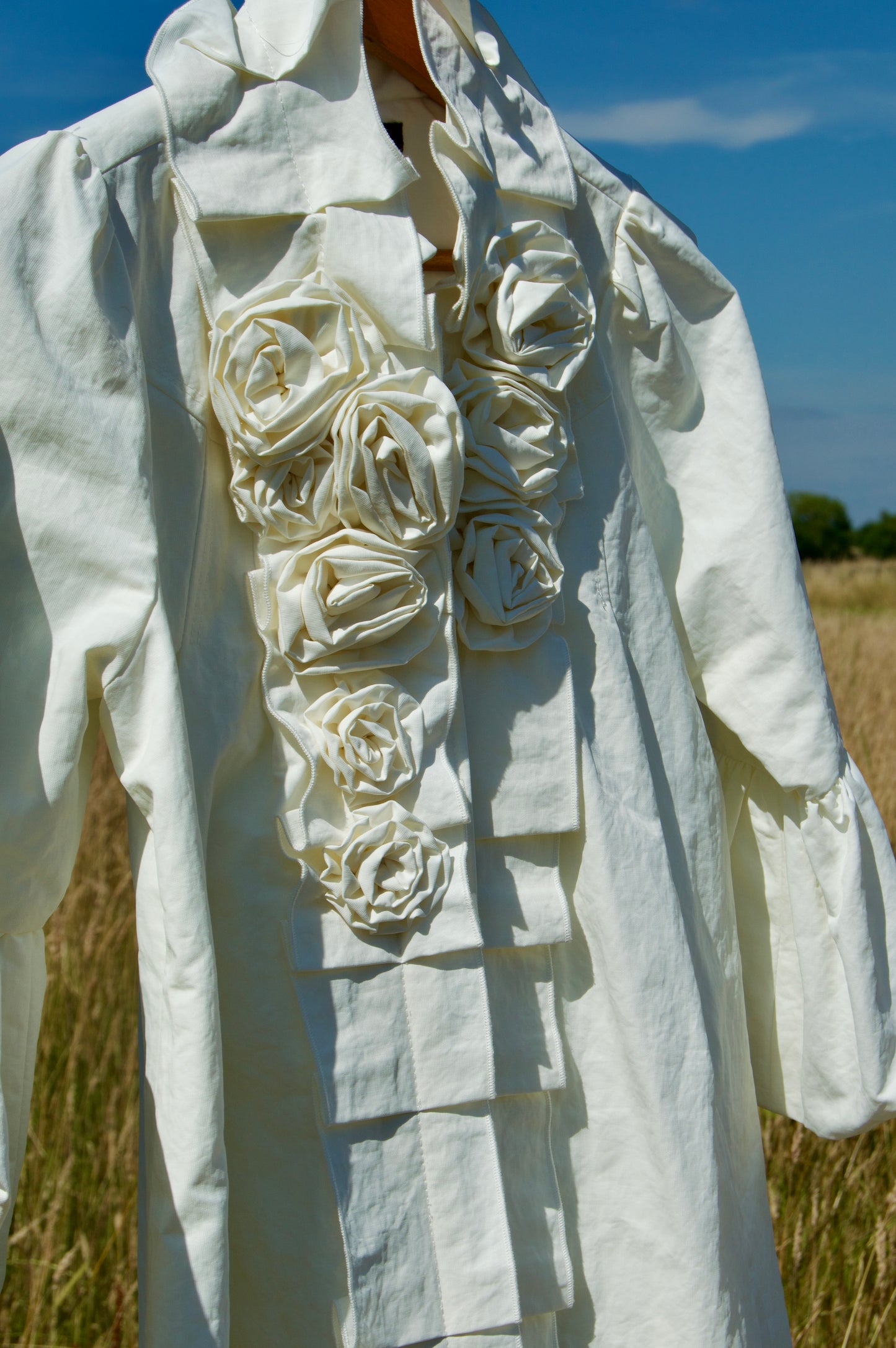 Ryu rosette pleat jacket