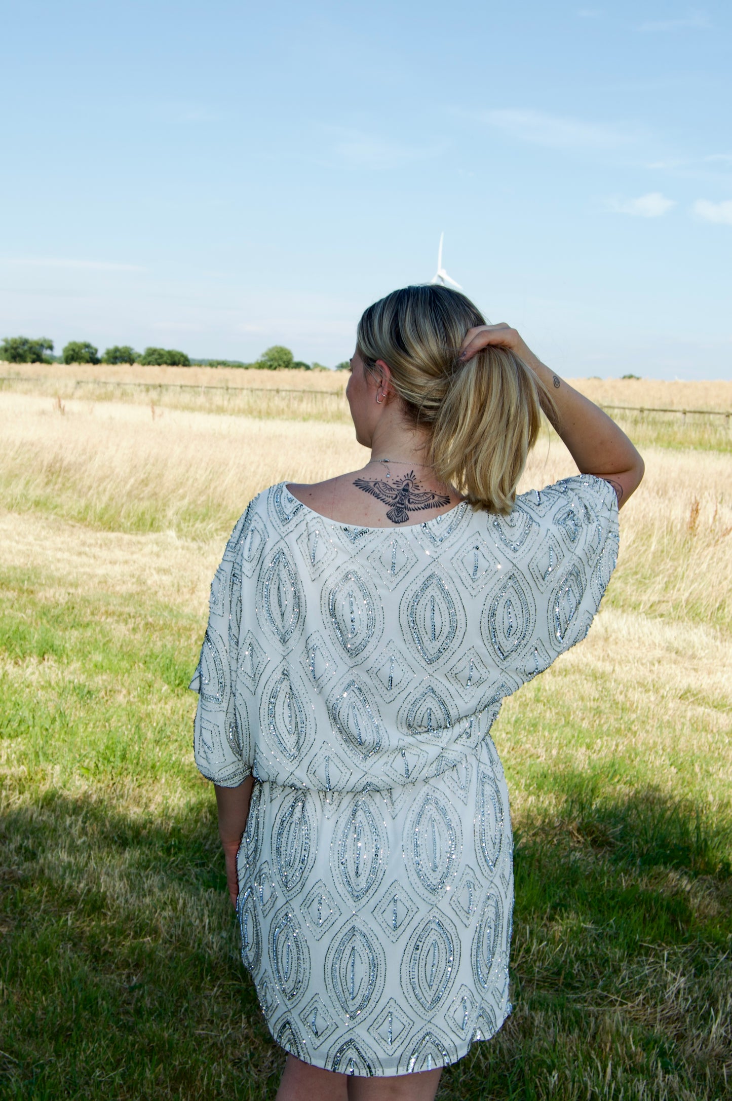 Joanna Hope embellished dress