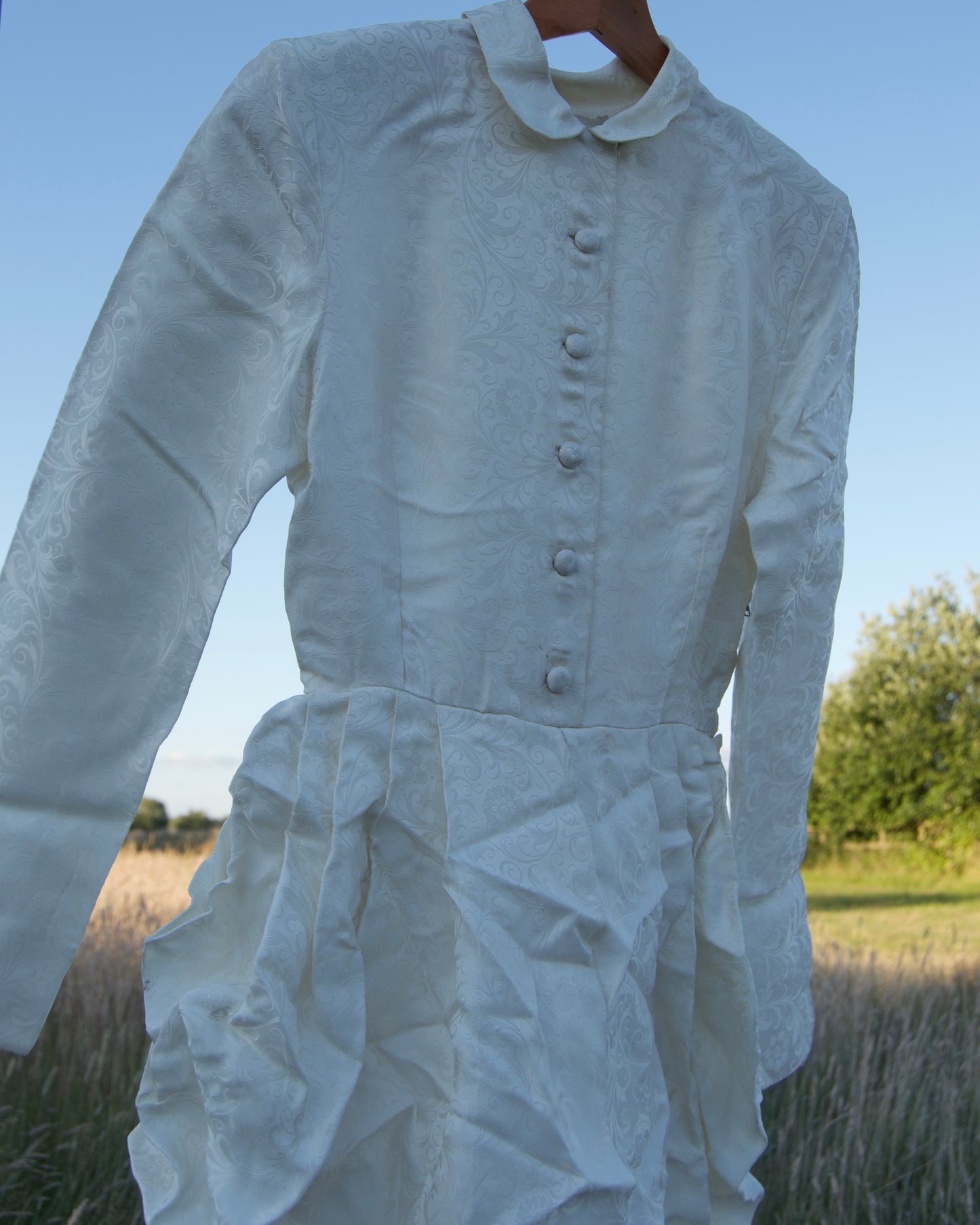 1980’s “Victorian revival” wedding dress