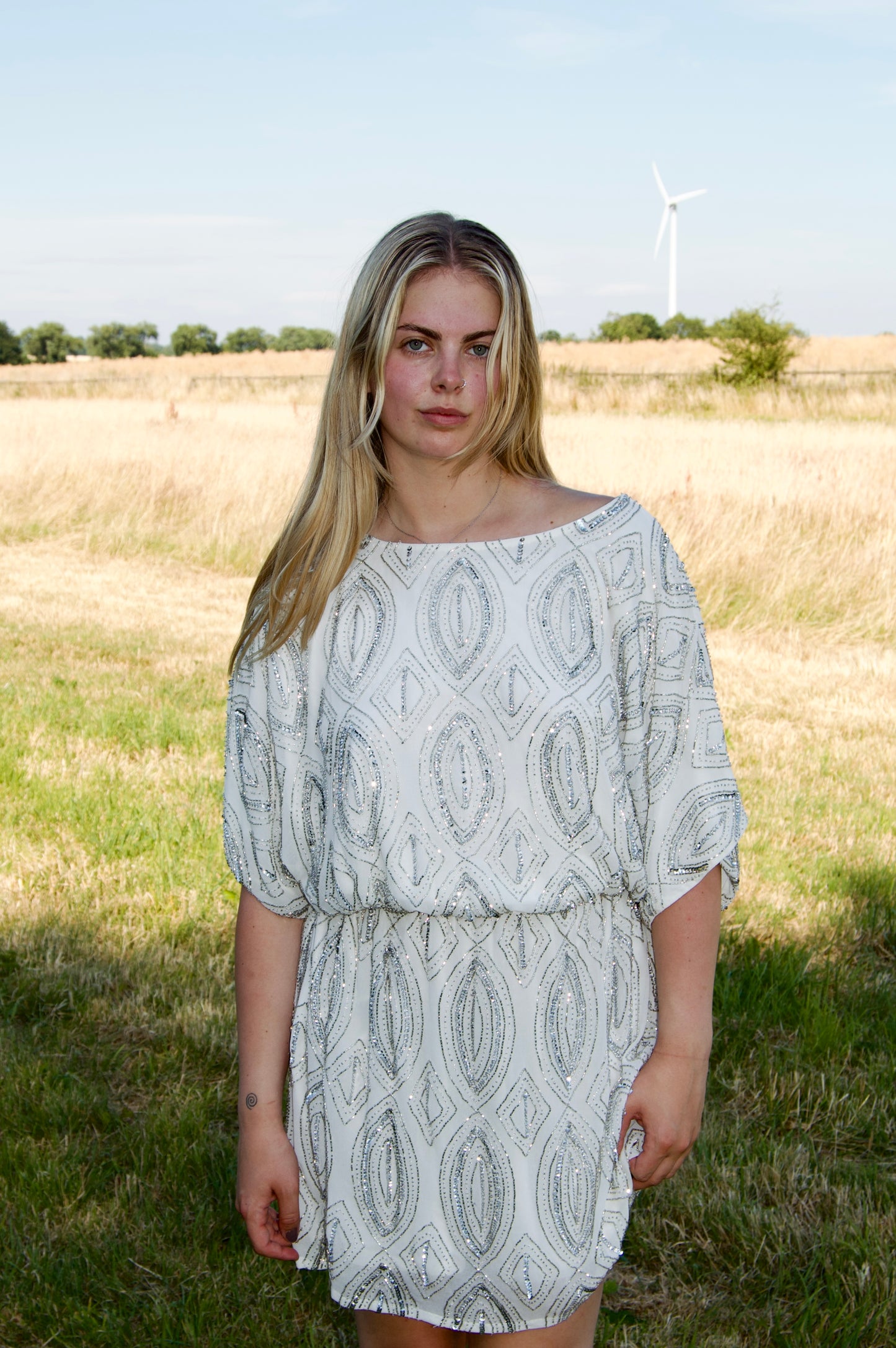 Joanna Hope embellished dress