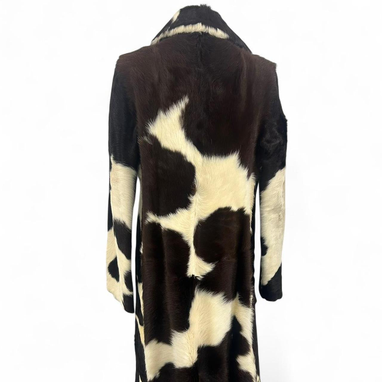 Vintage cowhide fur jacket