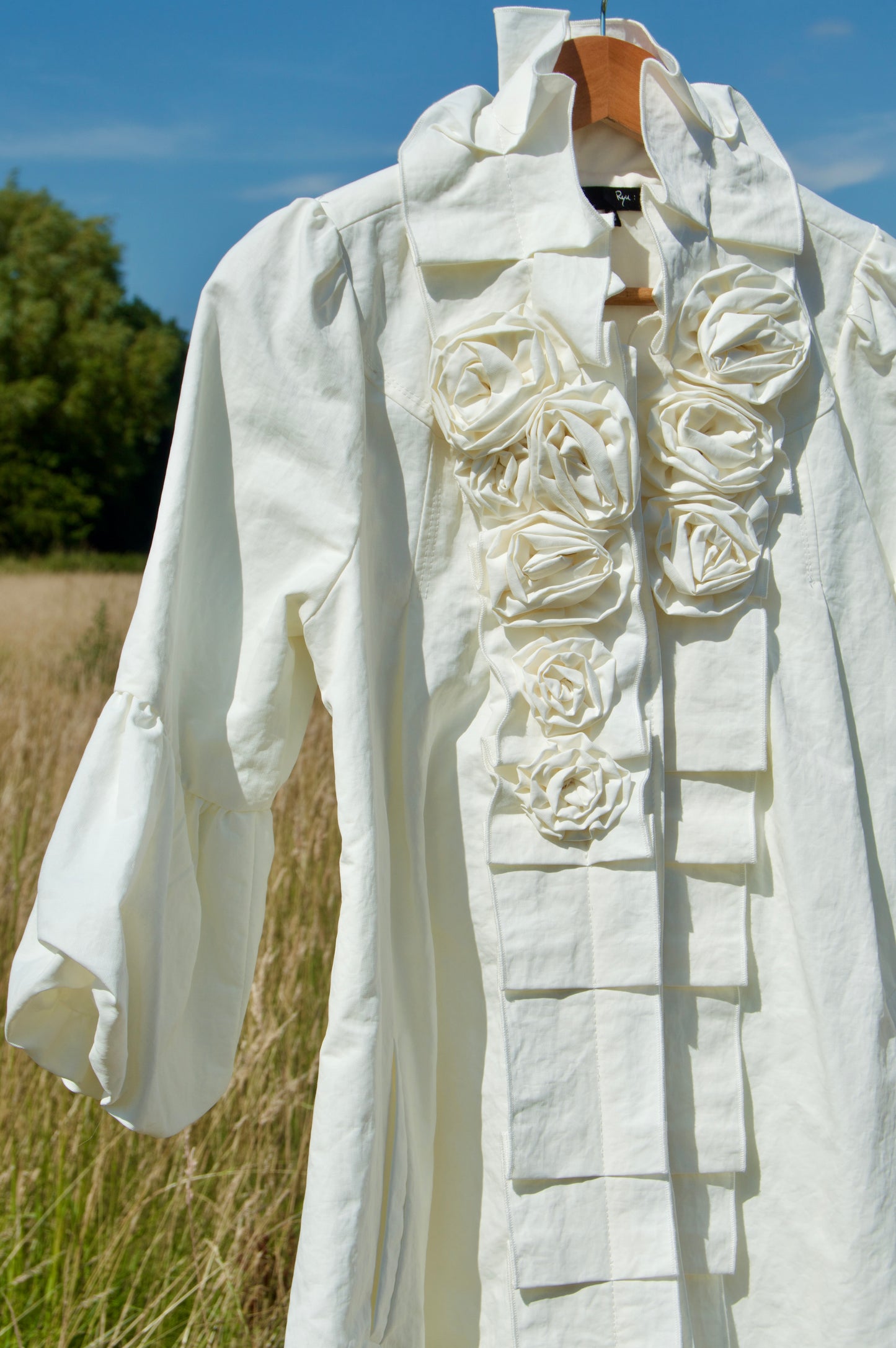 Ryu rosette pleat jacket