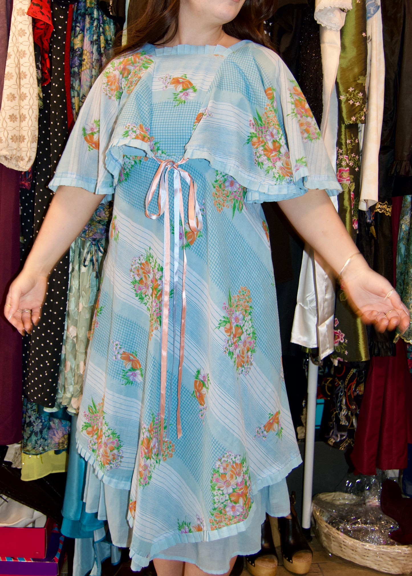 1970’s romantic day dress