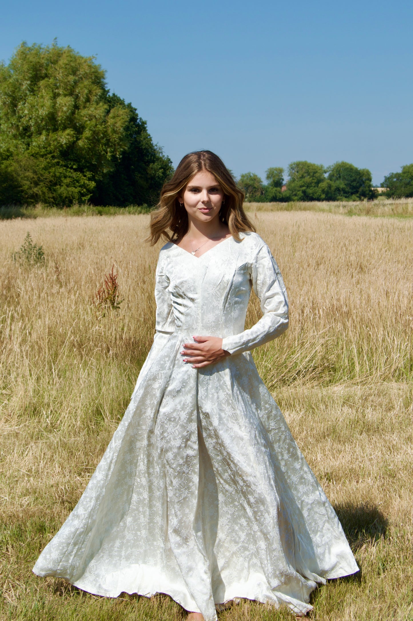 handmade wedding dress