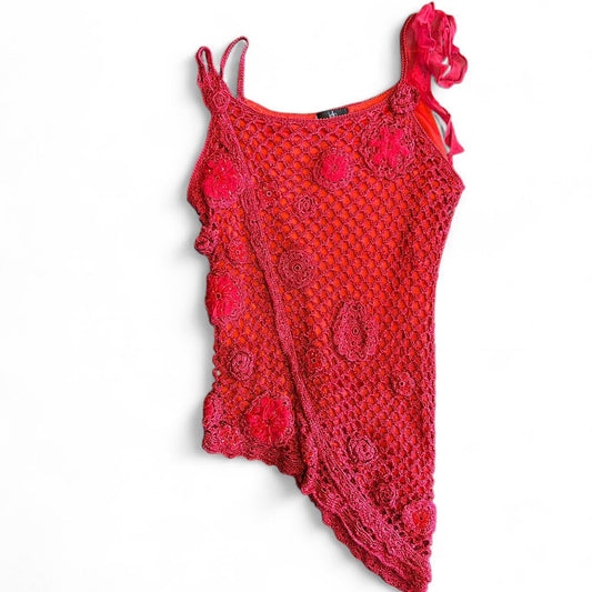 Y2K crotchet top