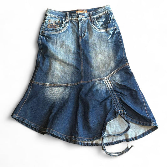 Denim Midi Skirt